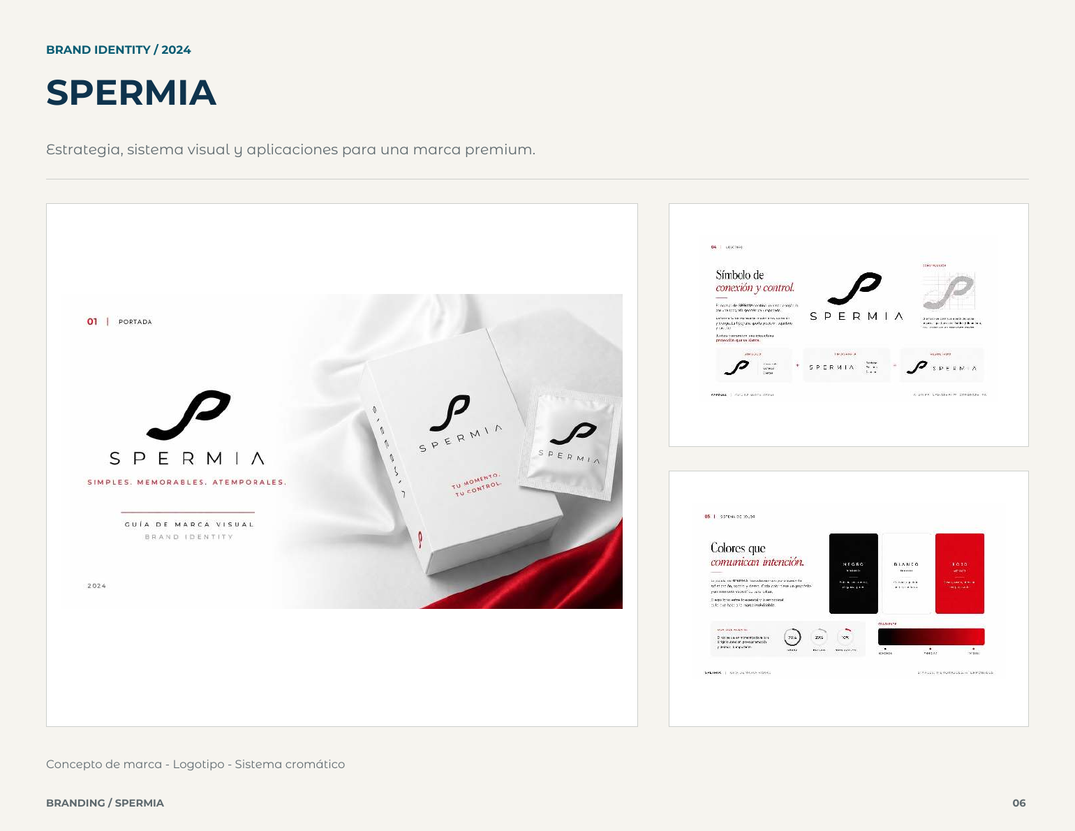 Sistema de identidad y aplicaciones de Spermia